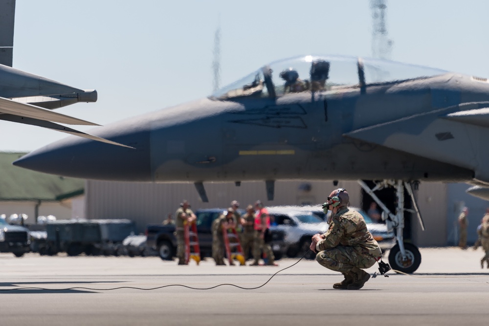 Sentry Savannah 2021 Aircraft prepare for exercise