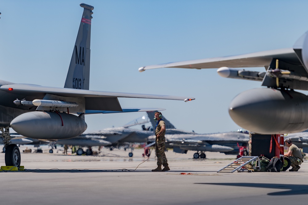 Sentry Savannah 2021 Aircraft prepare for exercise