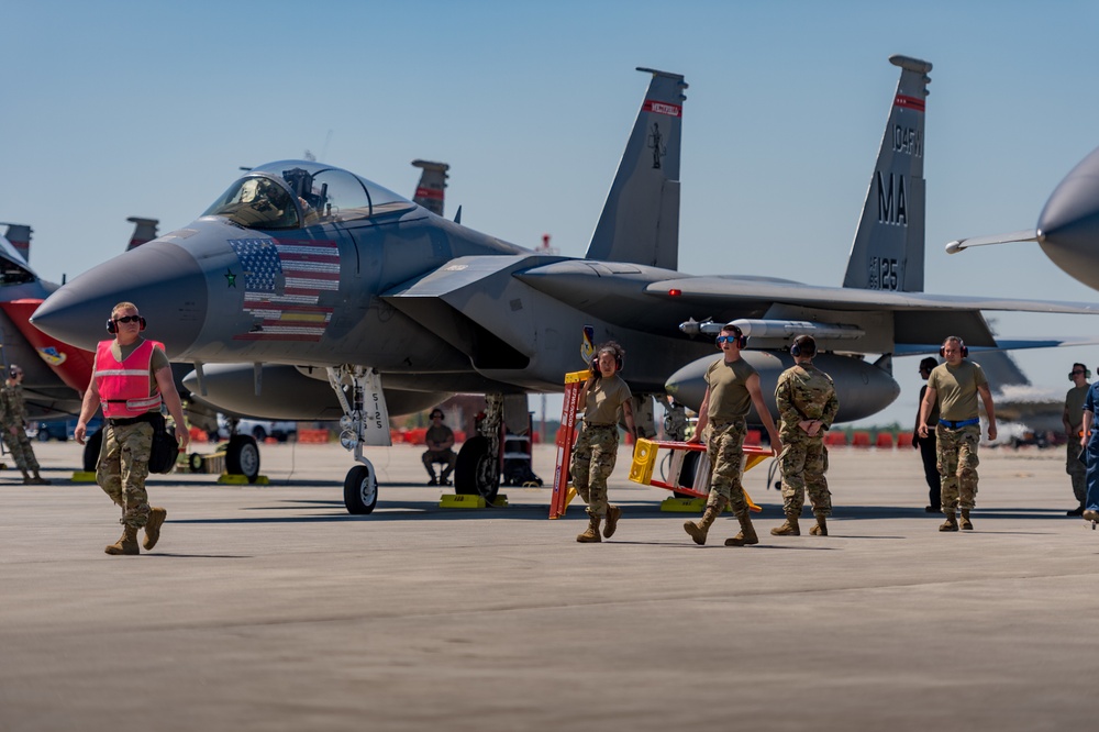 Sentry Savannah 2021 Aircraft prepare for exercise