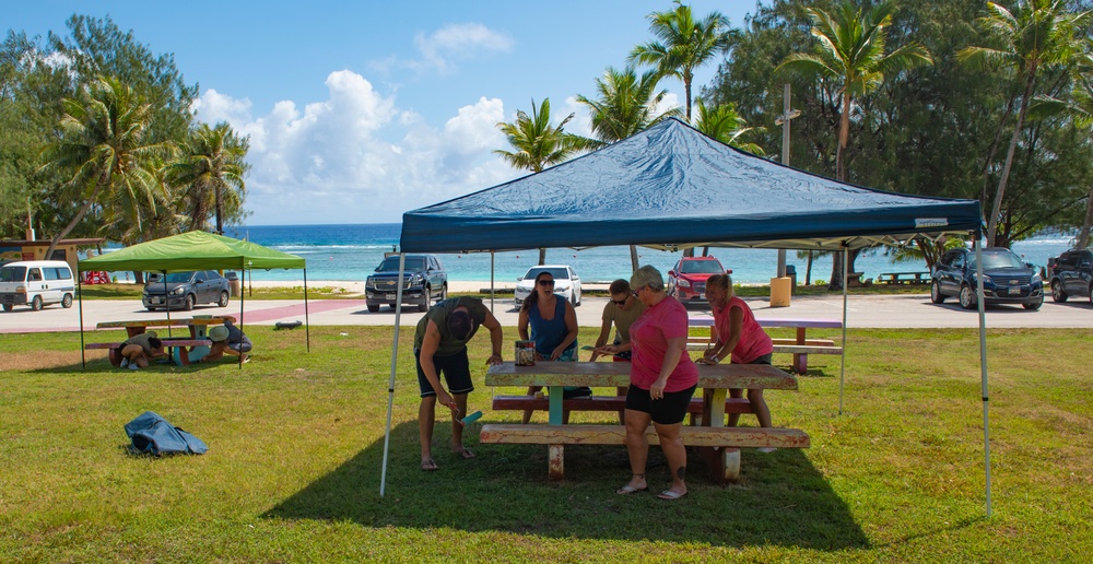Team Andersen Spouse Club Paints Tables