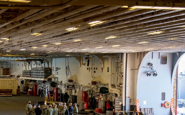 USS America hosts junior officer familiarization