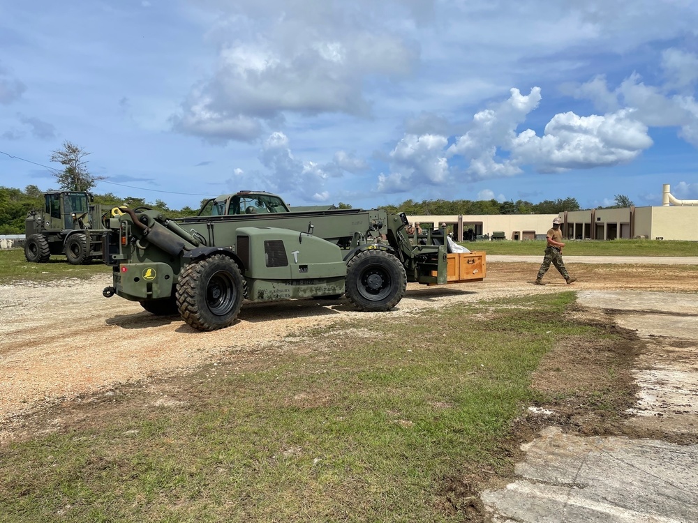 NMCB 11 Establishes Expeditionary Camp for Static Display