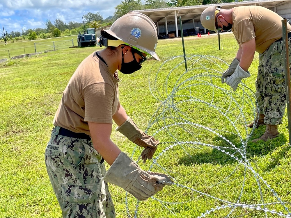 NMCB 11 Establishes Expeditionary Camp for Static Display