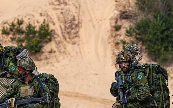 1st CAB and NATO eFP Battle Group-Latvia Conducts Joint Force Exercise