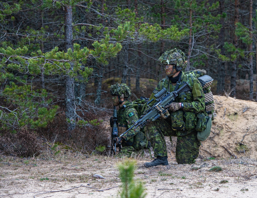 1st CAB and NATO eFP Battle Group-Latvia Conducts Joint Force Exercise