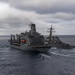 USS Carter Hall Conducts RAS with USNS John Lenthall