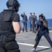 USS Carter Hall Conducts OC Spray Qualification