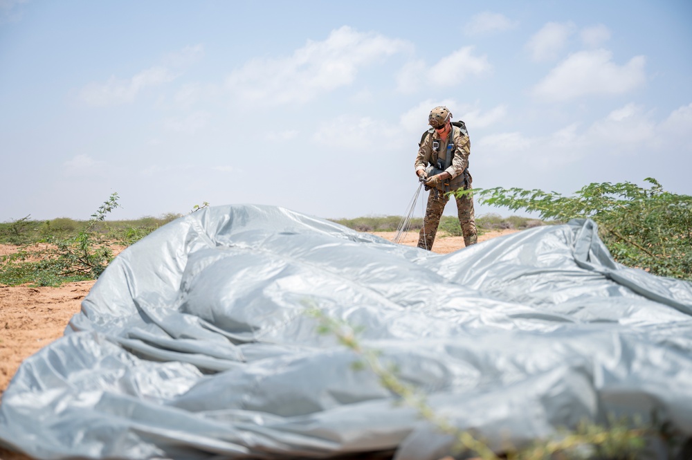 82 ERQS execute jump training in East Africa