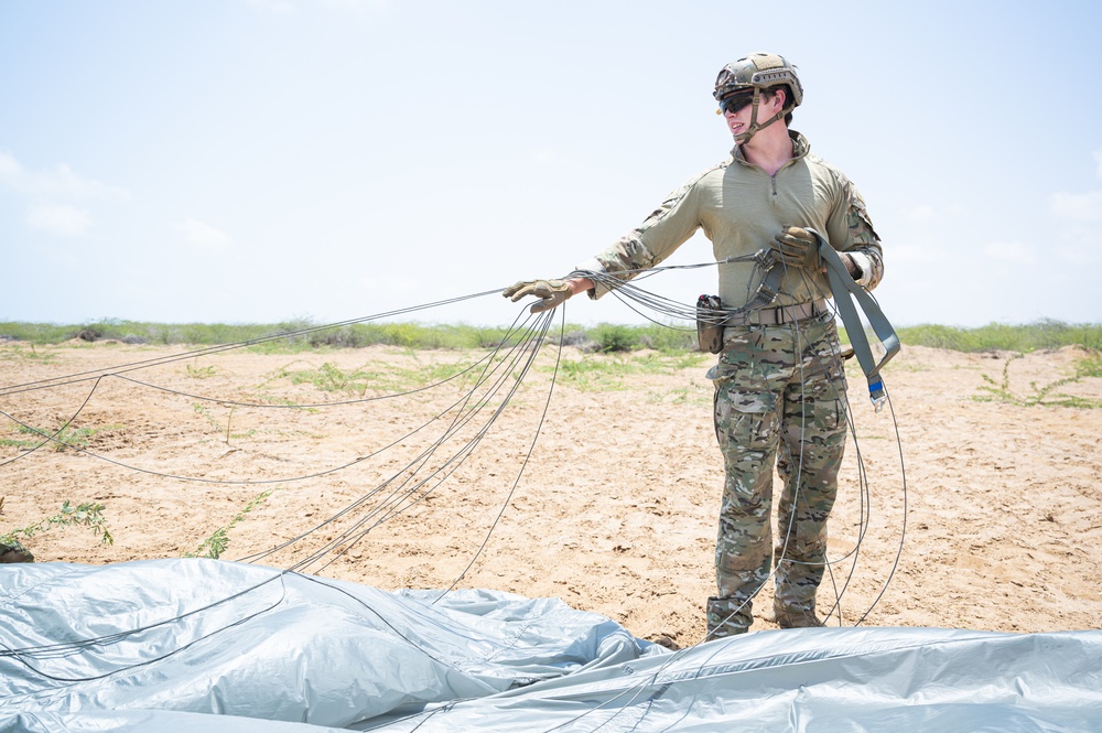 82 ERQS execute jump training in East Africa