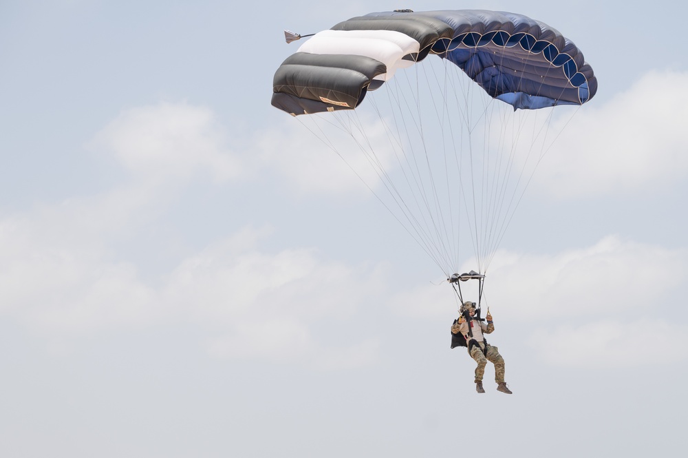 82 ERQS execute jump training in East Africa