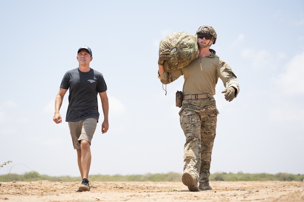 82 ERQS execute jump training in East Africa