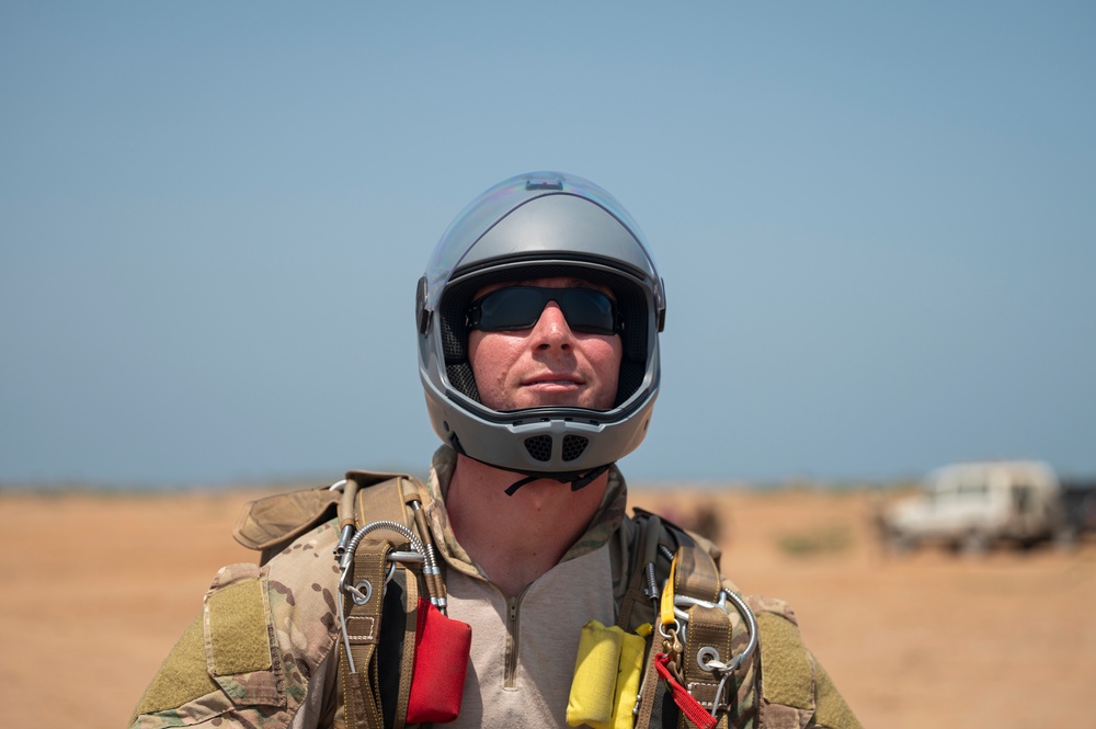 82 ERQS execute jump training in East Africa