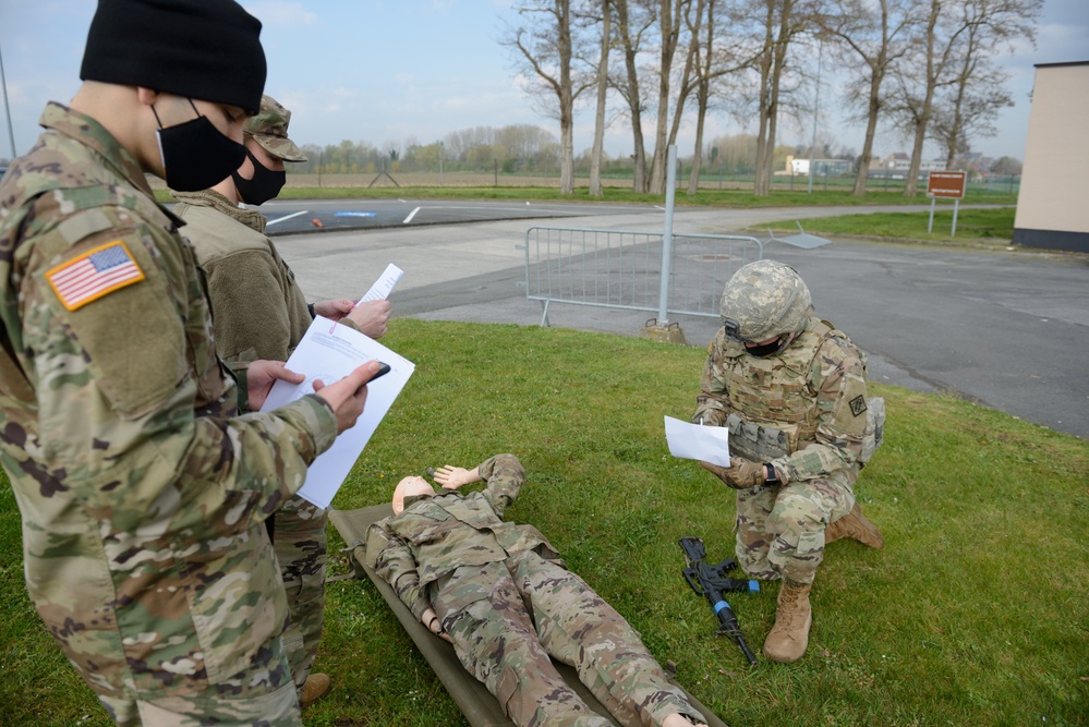 2nd Theater Signal Brigade Best Warrior Competition - Belgium competitors