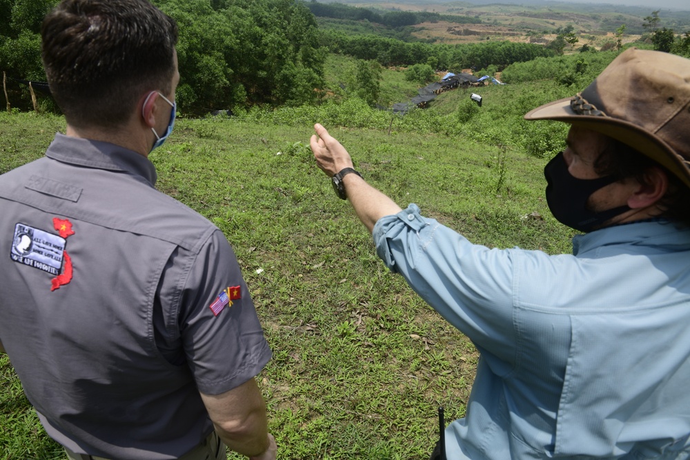 Fulfilling Our Nation's Promise in Vietnam, Detachment 2 Commander tours recovery site