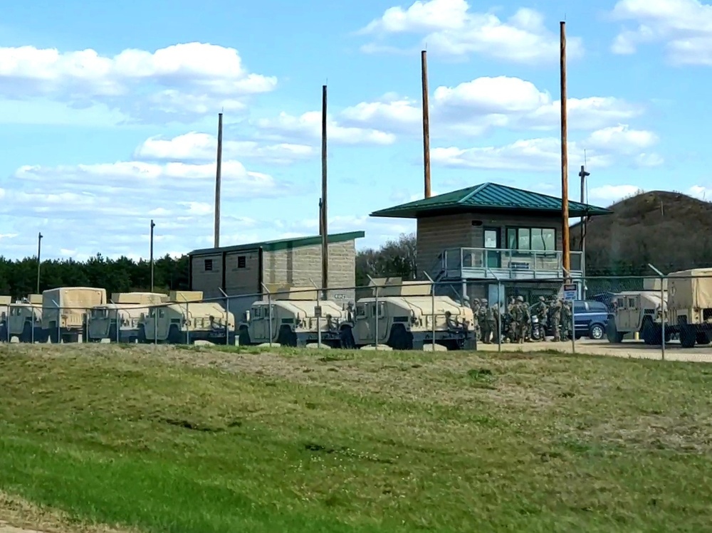 April 2021 training operations at Fort McCoy