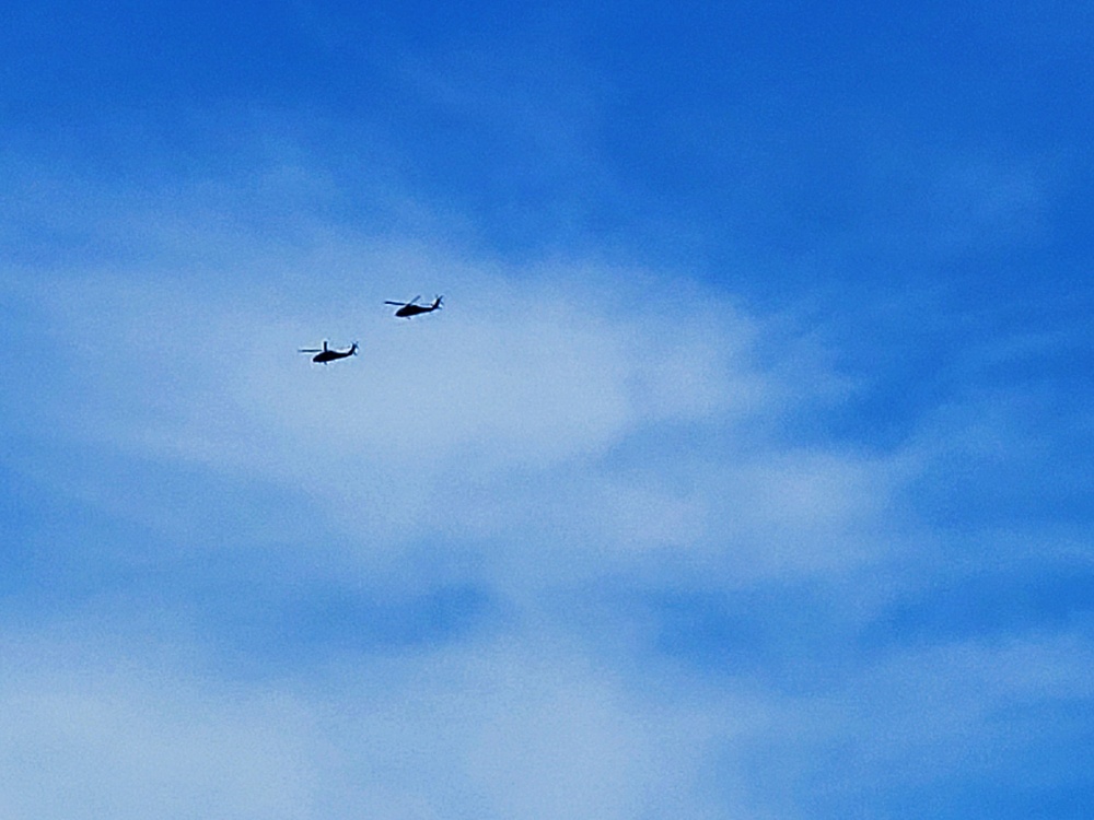 UH-60 Black Hawk training operations at Fort McCoy