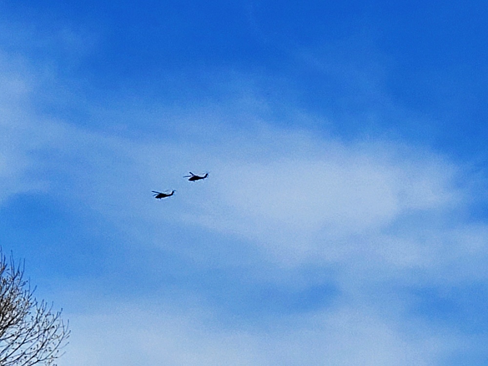 UH-60 Black Hawk training operations at Fort McCoy