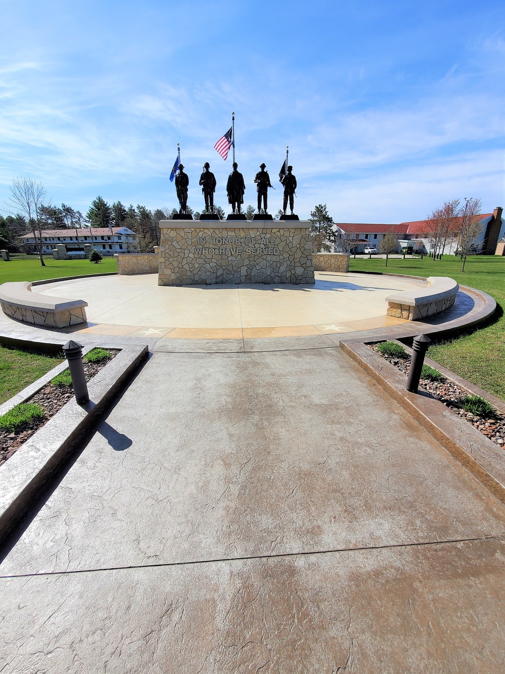 Veterans Memorial Plaza at Fort McCoy