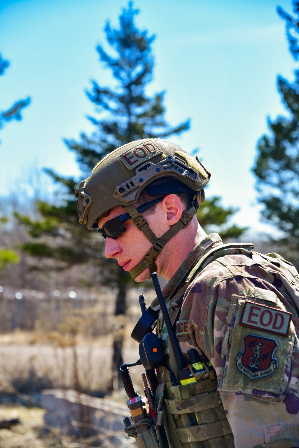 148th Fighter Wing Explosive Ordnance Disposal conducts training