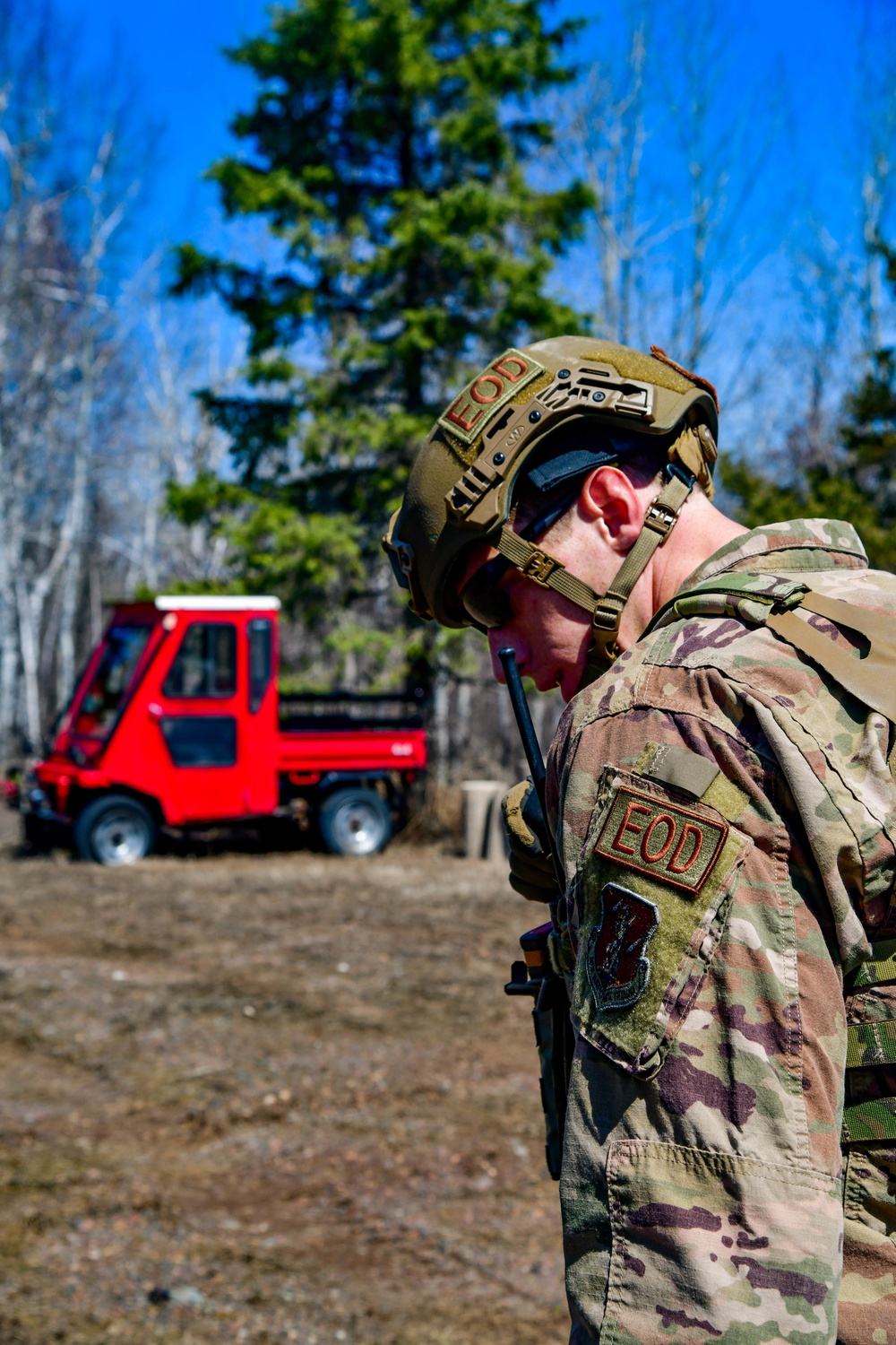 148th Fighter Wing Explosive Ordnance Disposal conducts training