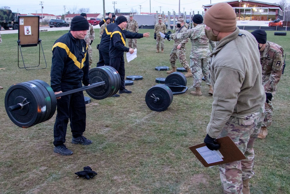 First Army Best Warrior Competition ACFT event