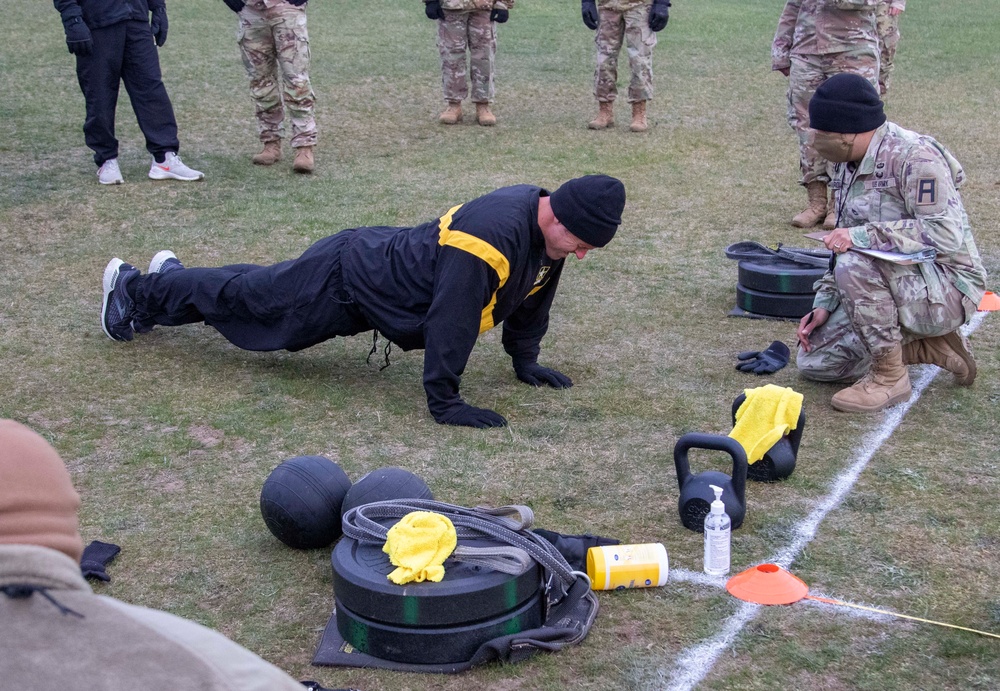 First Army Best Warrior Competition ACFT event