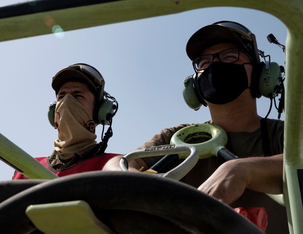 816th Expeditionary Airlift Squadron Conducts Cargo and Personnel Transportation Operations