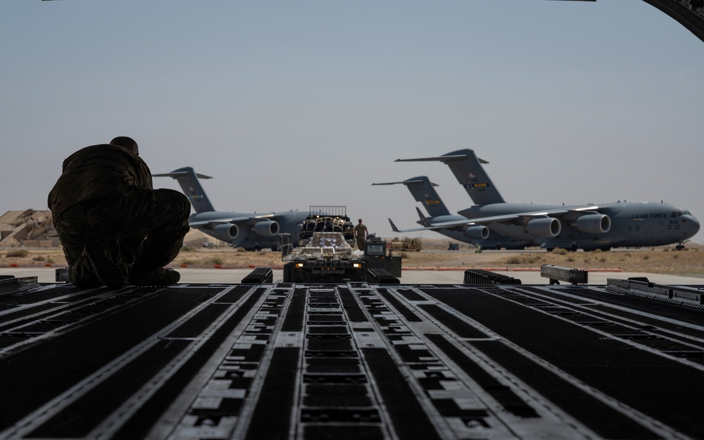 816th Expeditionary Airlift Squadron Conducts Cargo and Personnel Transportation Operations