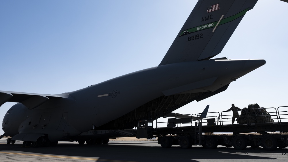 816th Expeditionary Airlift Squadron Conducts Cargo and Personnel Transportation Operations