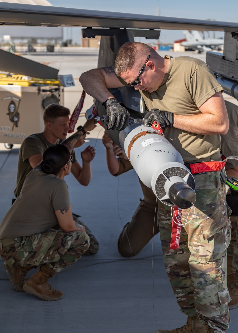 Red Tails train with Marines in Yuma