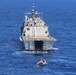 USS Wichita Prepares to Recover an 11-Meter Rigid Hull Inflatable Boat While Underway
