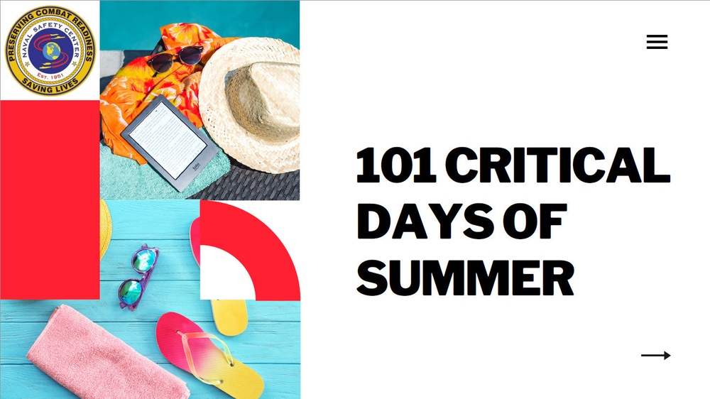 Naval Safety Center Launches Annual 101 Critical Days of Summer Safety Campaign