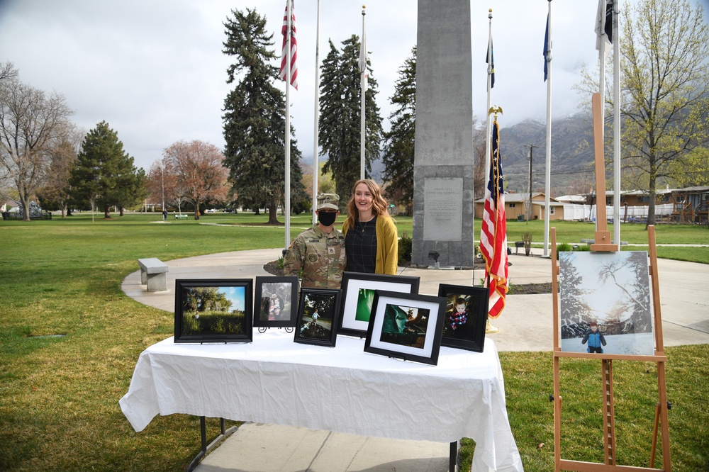 Local businesswoman receives recognition for support of deployed UTNG Soldier