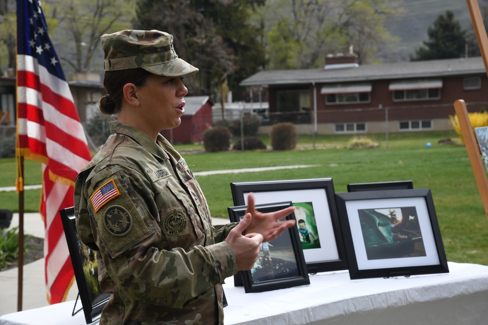 Local businesswoman receives recognition for support of deployed UTNG Soldier