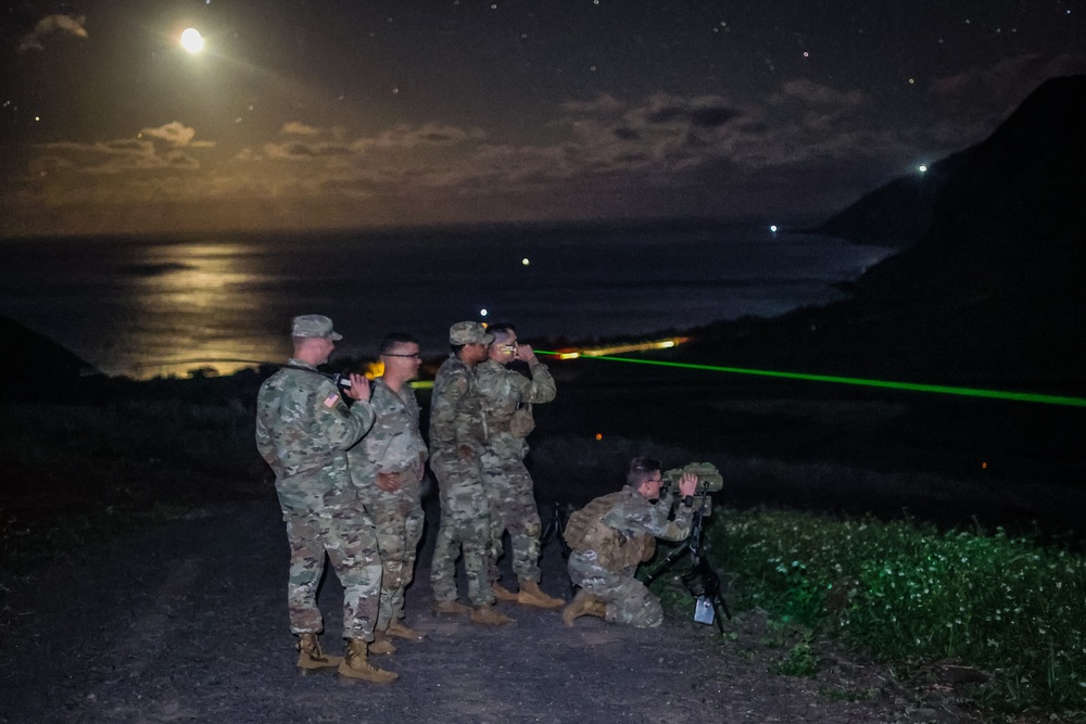 25thID FiST Night Training at Makua Valley