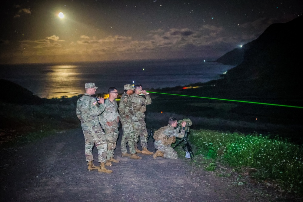 25thID FiST Night Training at Makua Valley