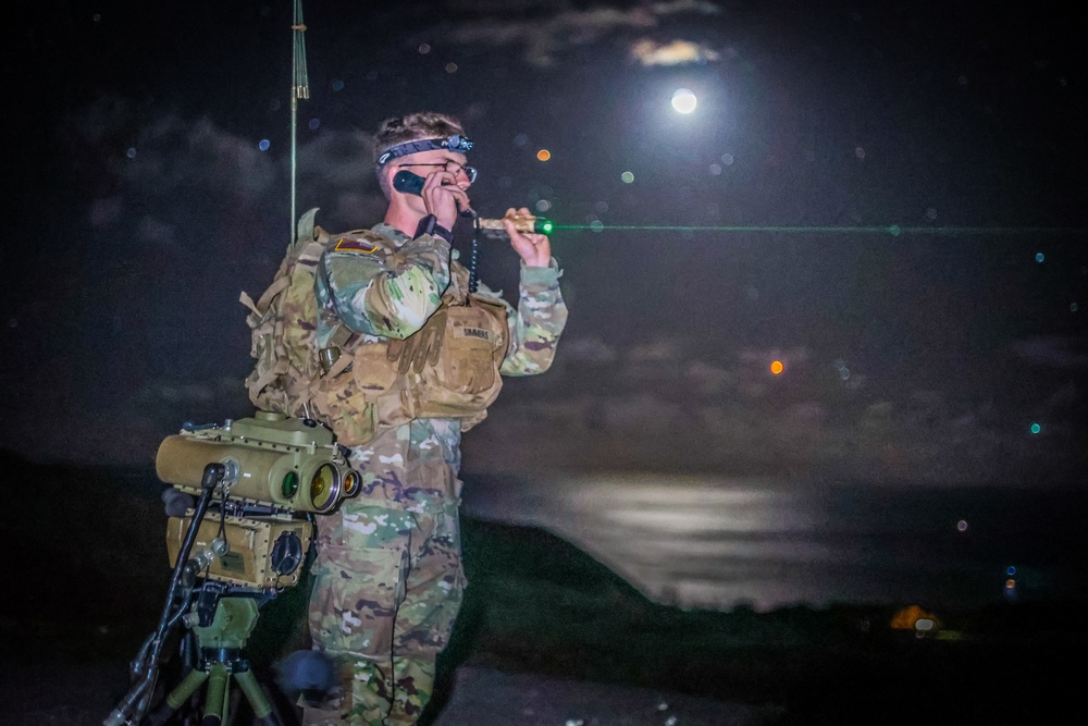 25thID FiST Night Training at Makua Valley