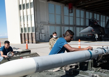 Fighter Squadrons compete in the Quarterly Load Crew Competition
