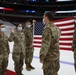 101st Soldiers reenlist at the United Center COVID-19 Community Vaccination Center, Chicago