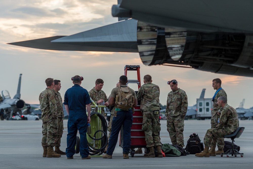 Sentry Savannah 2021 Aircraft prepare for exercise