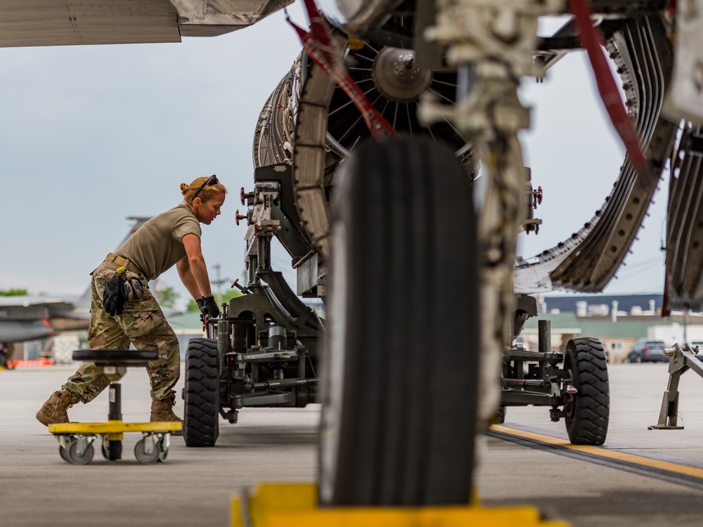 Sentry Savannah 2021 Aircraft prepare for exercise