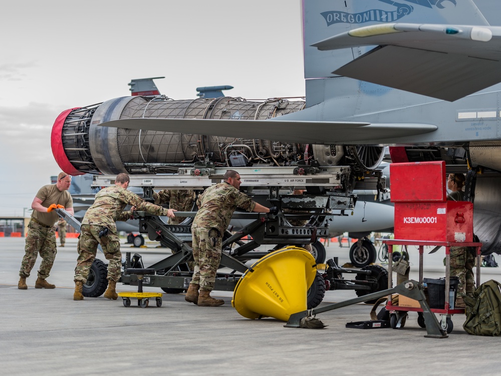 Sentry Savannah 2021 Aircraft prepare for exercise