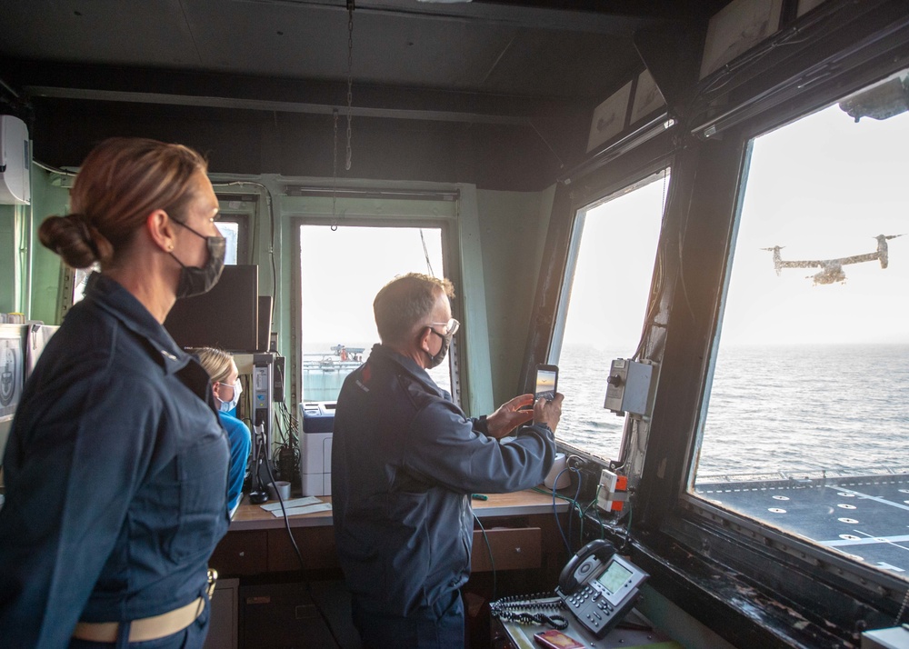 MV-22B Osprey Flight Operations Aboard USNS Mercy