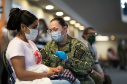 U.S. Navy Sailors Begin Vaccination Efforts in Tulsa