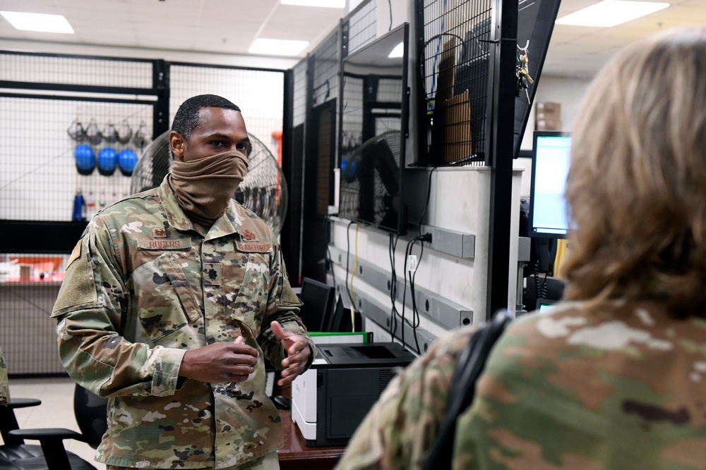 Maj. Gen. Dawne L. Deskins visits 166th Airlift Wing