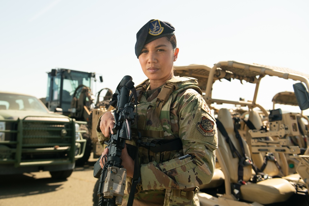 Defenders donned with Aspetto Mach V Female Body Armor System vest