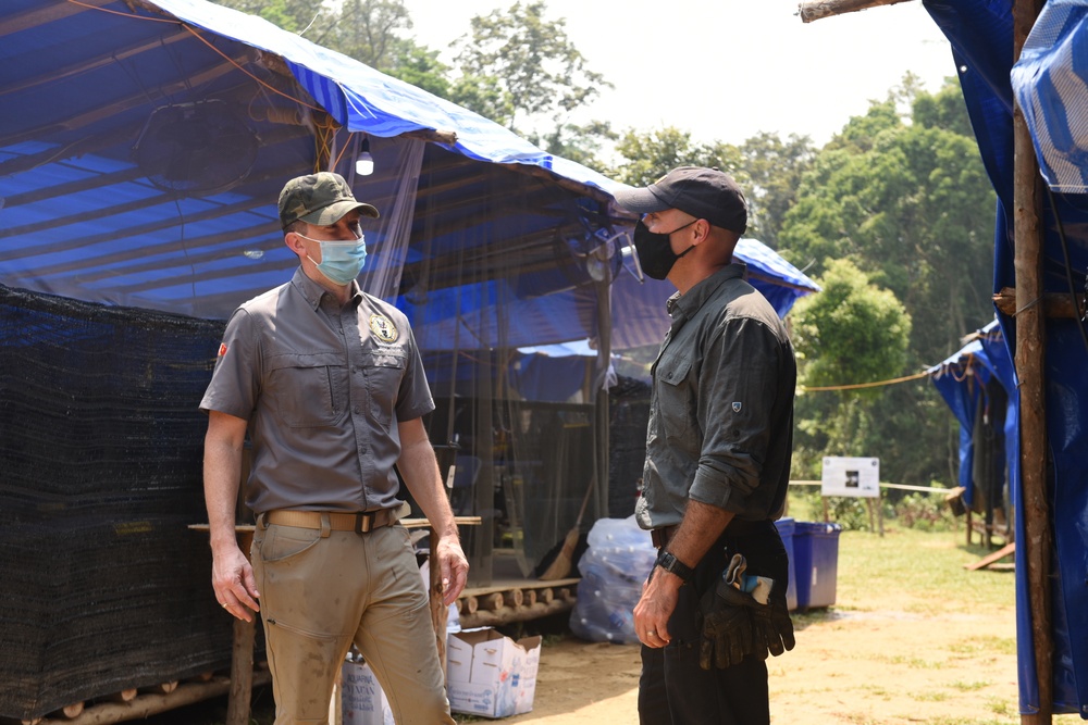 Detachment 2 Commander tours recovery site