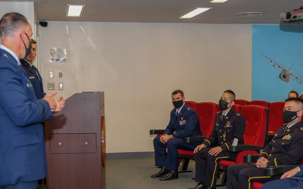 Capt. Ryosuke Taki Receives Air Force Commendation Medal