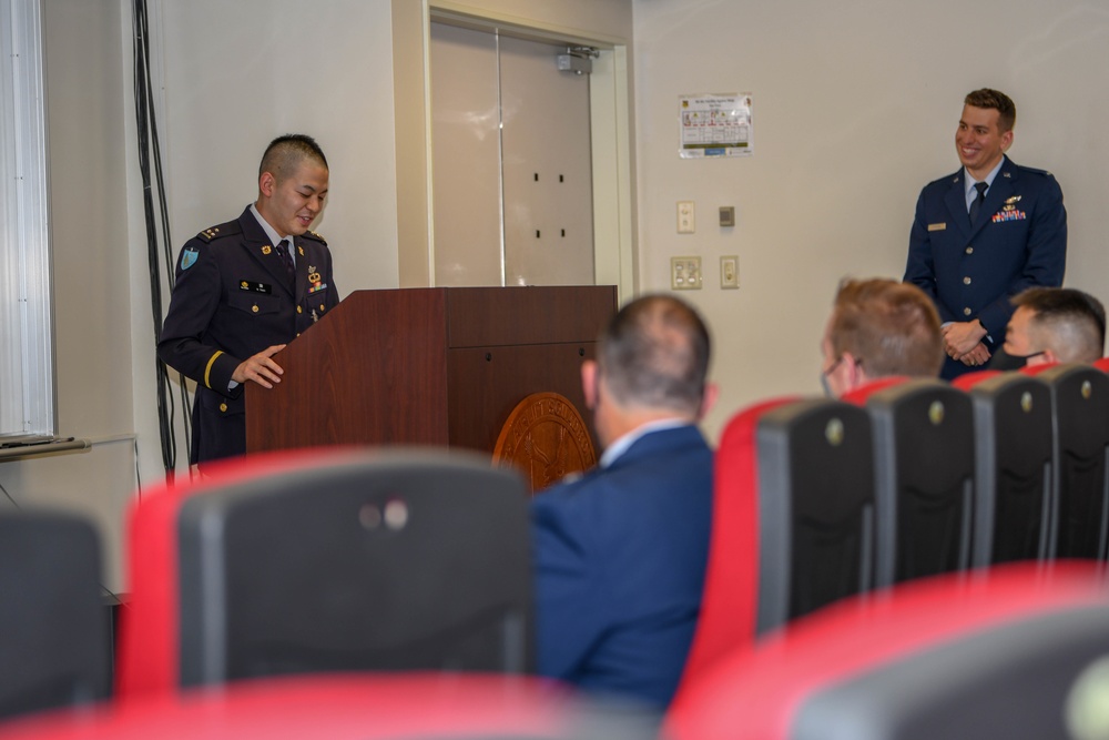 Capt. Ryosuke Taki Receives Air Force Commendation Medal