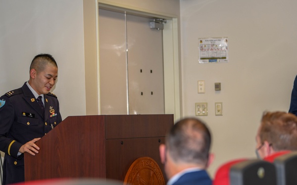 Capt. Ryosuke Taki Receives Air Force Commendation Medal